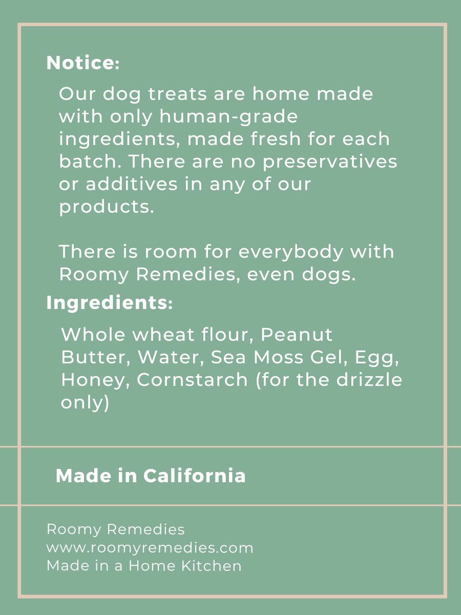 Sea Moss Infused Dog Treats